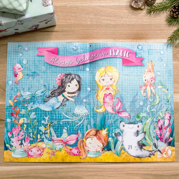 Papierdrachen – Engroshandel Adventskalender – Tattoo adventskalender - havfrue