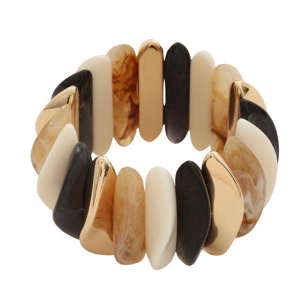 Oblige by G – Pulseira por atacado – Coleção de Pulseiras Chunky em Resina Bold 1NJB-50871
