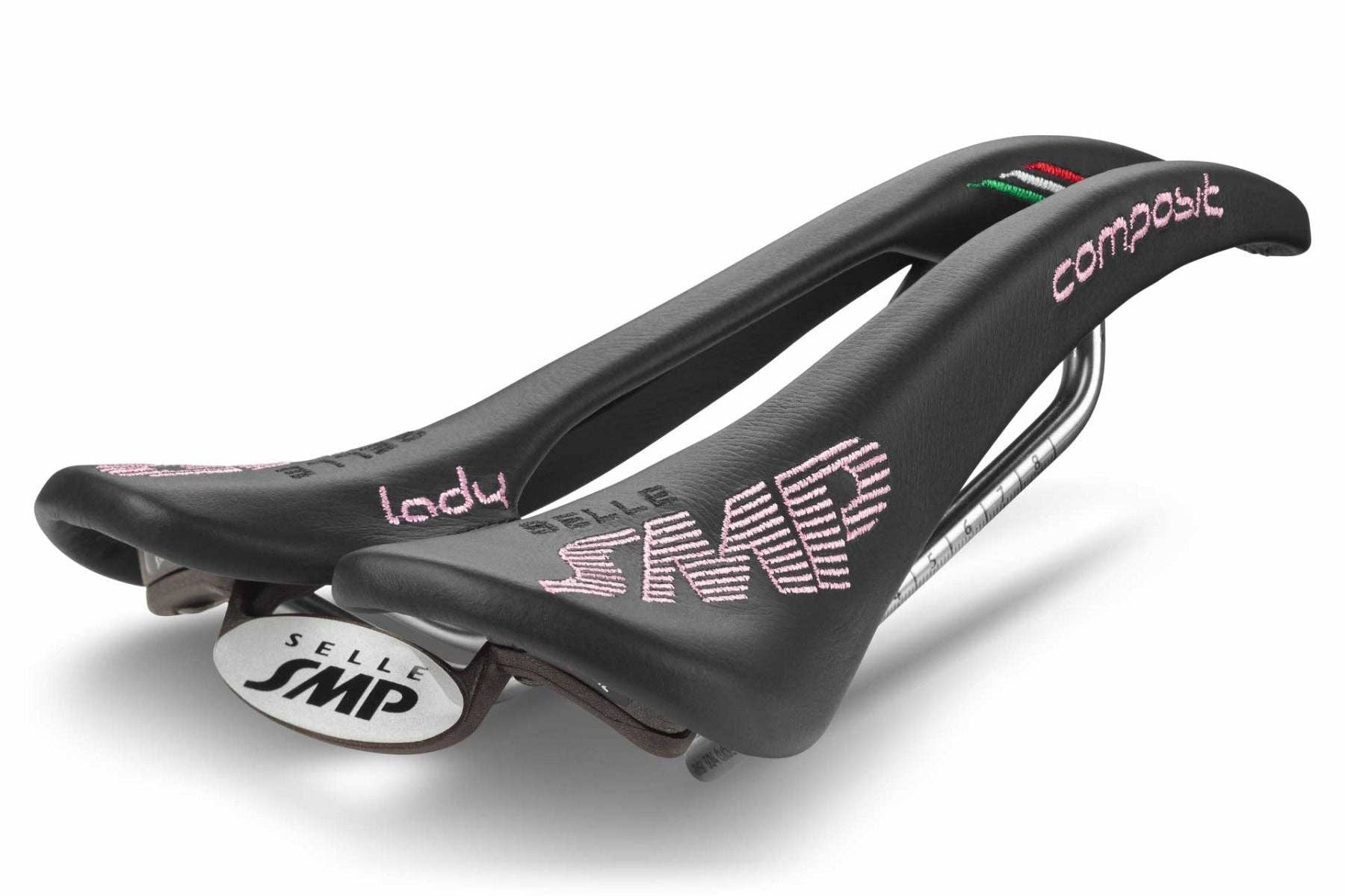 Lady Black Selle SMP Composit Saddle with Steel Rails (Lady Black) for wholesale on Faire