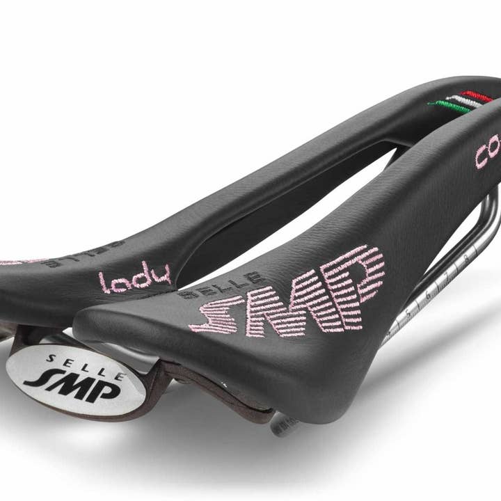 Lady Black Selle SMP Composit Saddle with Steel Rails (Lady Black) for wholesale on Faire0