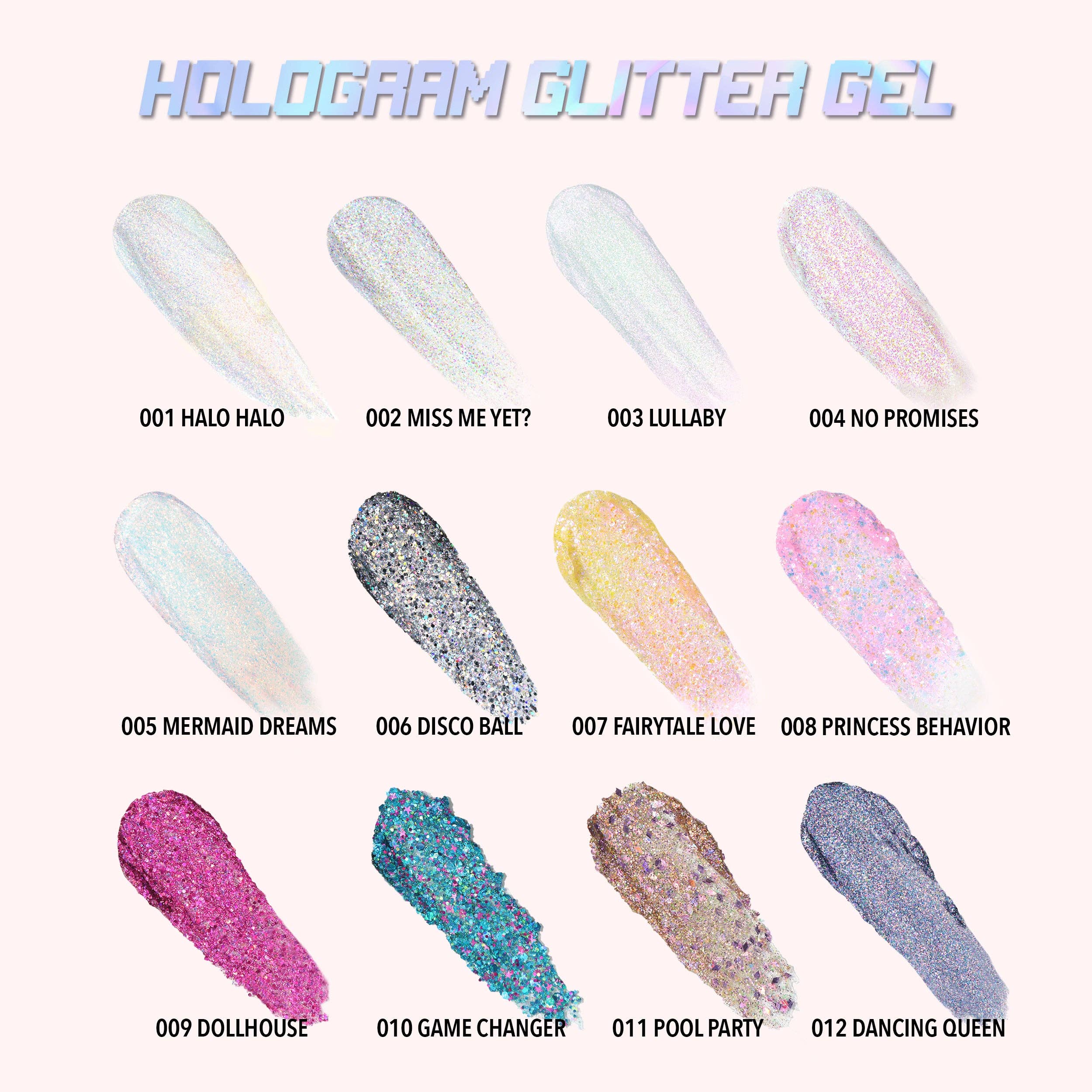 Moira Cosmetics - Wholesale Body Glitter/Shimmer - Hologram Glitter Gel (007, Fairytale Love)3