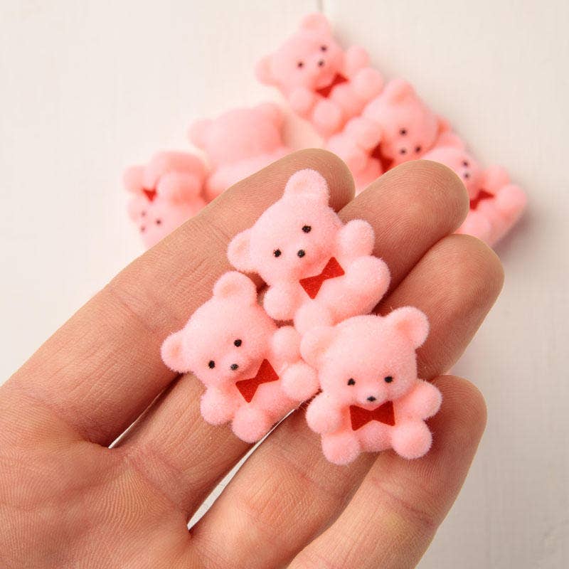 Factory Direct Craft - Vente Décorations de table - Ours en peluche rose miniature de 2,5 cm (sac de 12)2