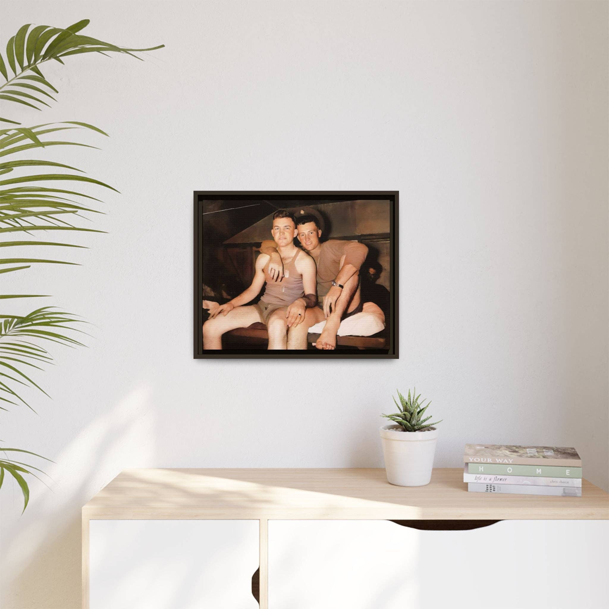 Walt & Pete - Wholesale Photograph - paire 100 | Framed Vintage Photo - Matte Canvas16
