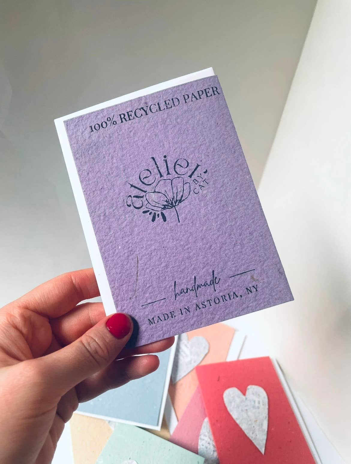 Atelier By Cat - Vente Cartes de Saint-Valentin - mini Magazine Cœur Cartes Fait Main, Articles en Papier Écologiques18