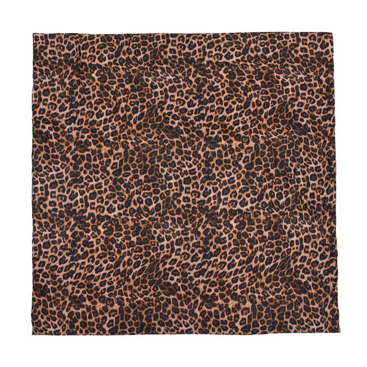 Bel Cashmere S.C. - Venta al por mayor Bufanda - Mujer - Bufanda de seda con estampado de leopardo
