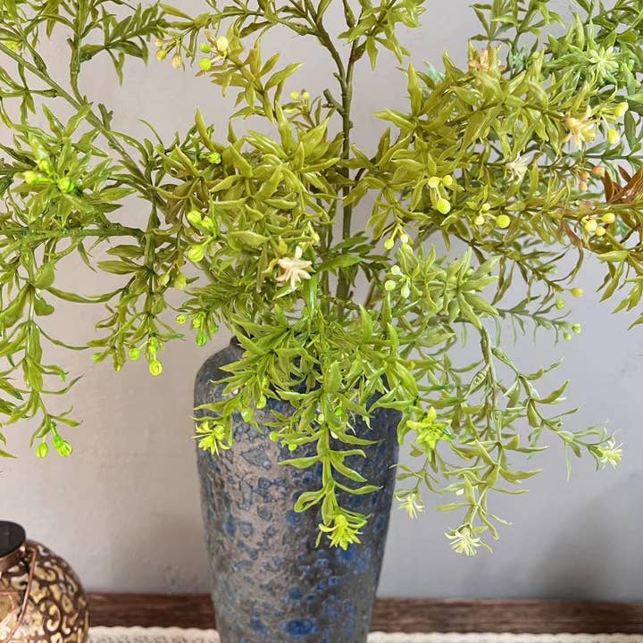 ACNITE(We cover U.S. import duties) - Wholesale Artificial plant - 38“ Artificial Green grass leaves faux plant branches5