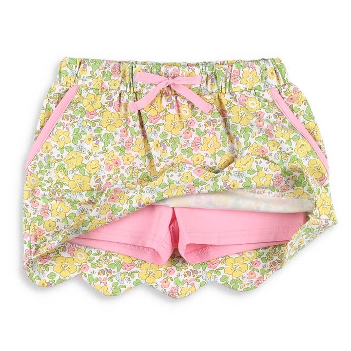 Shrimp and Grits Kids - Wholesale Skort - Kids - Sunny Blooms Skort2