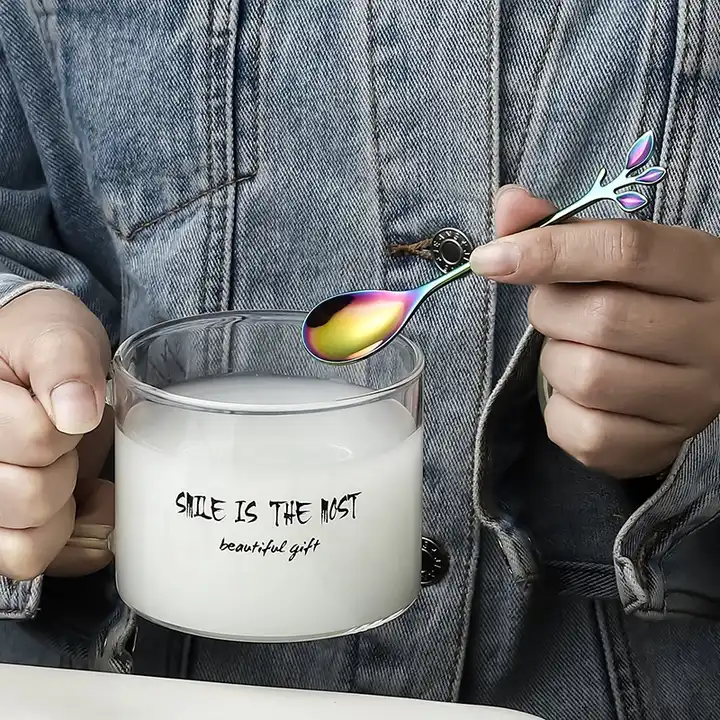 Sostraw & SmartThings - Wholesale Table Spoon (Cutlery) - Leaf Spoon - For Tea, Coffee or Dessert - 4 colors7