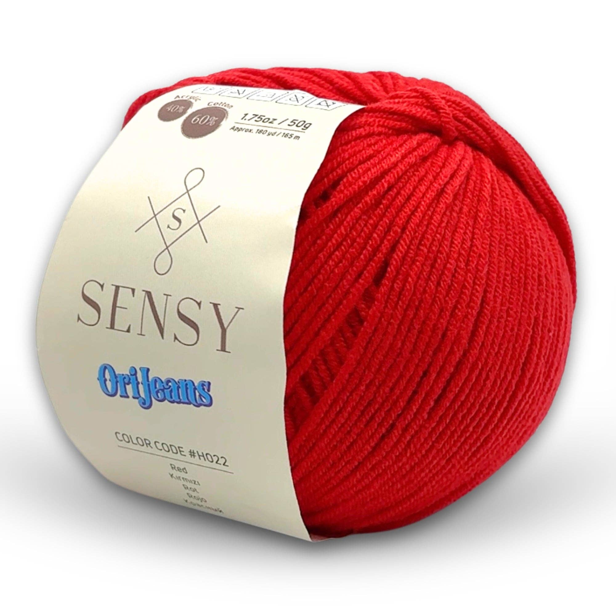 Sensy - Wholesale Yarn - Sensy OriJeans Yarn, 1.75 oz, 180 yards, Gauge 2 Fine32