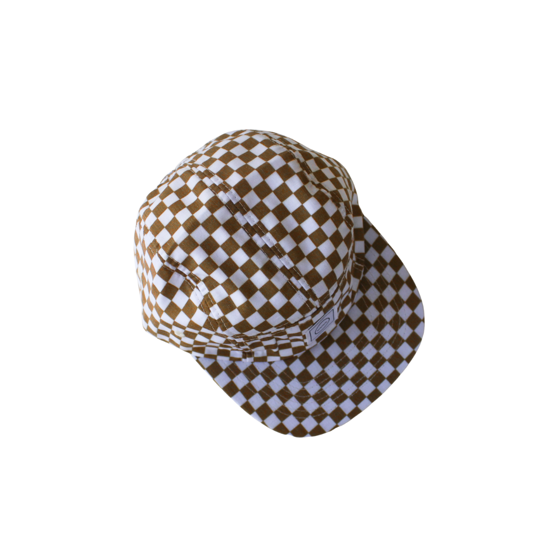 RAD RIVER CO. - Wholesale Baseball Cap - Kids - Cotton Five-Panel Hat in Copper Check3