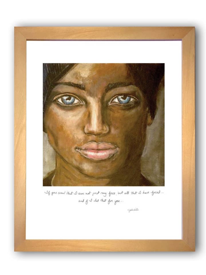 not just my face ⎮ Americana Art Print for wholesale by Studio J by Jodi Hills