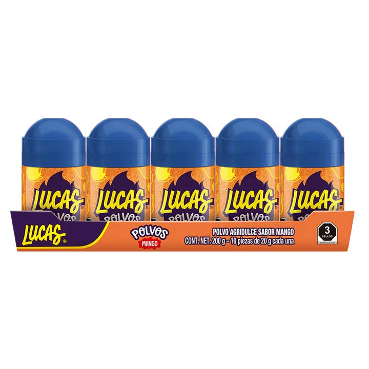 Food Crush Corp - Wholesale Hard Candy - Baby Lucas Polvo Mango Mexican Candy (Cases of 10)
