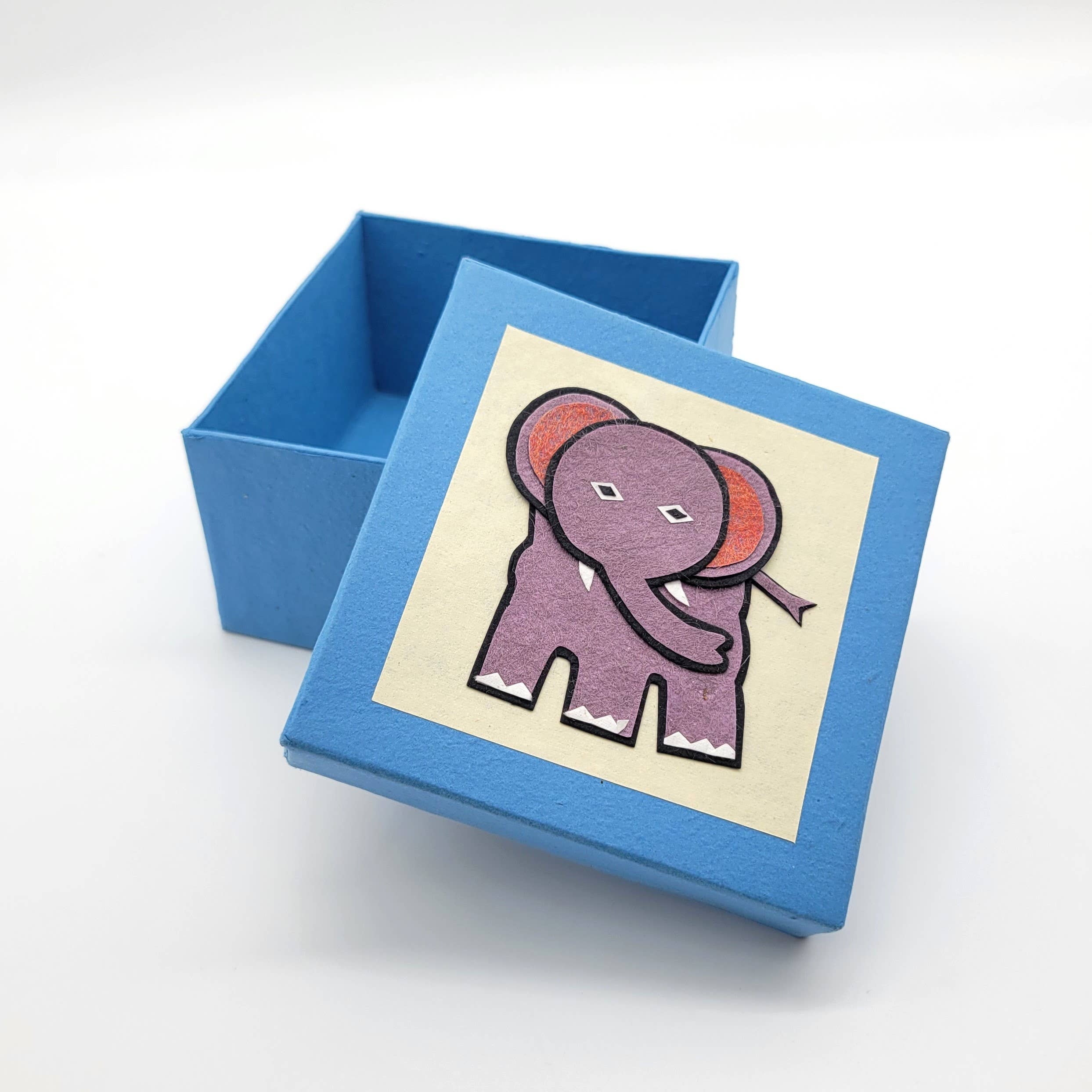 Eclectic Woodchuck - Vendita all'ingrosso Scatole decorative - Scatola in cartapesta a forma di elefante