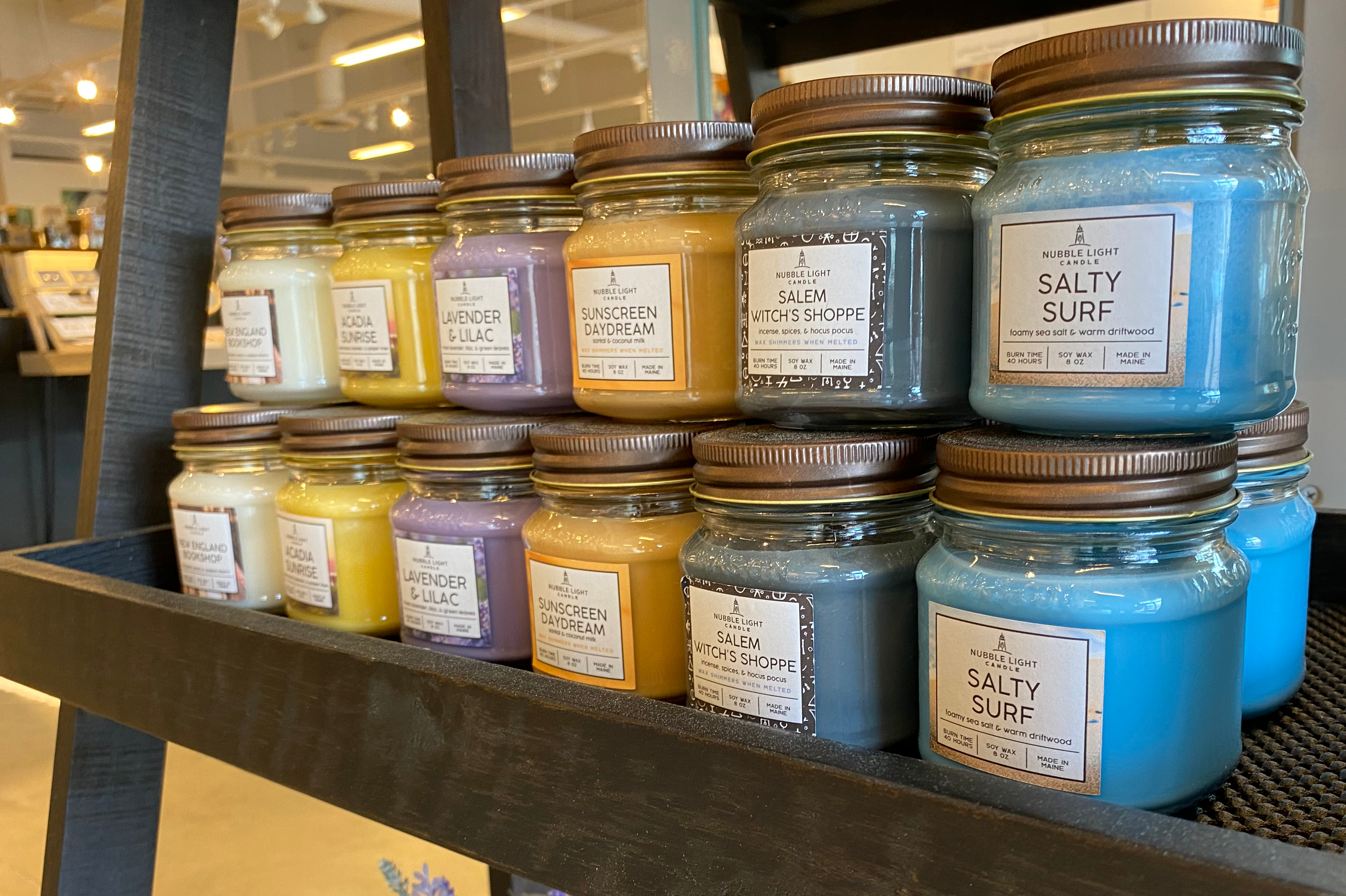 Nubble Light Candle - Wholesale Jar/Filled Candle - Burial Grounds 8oz. Scented Soy Candle4