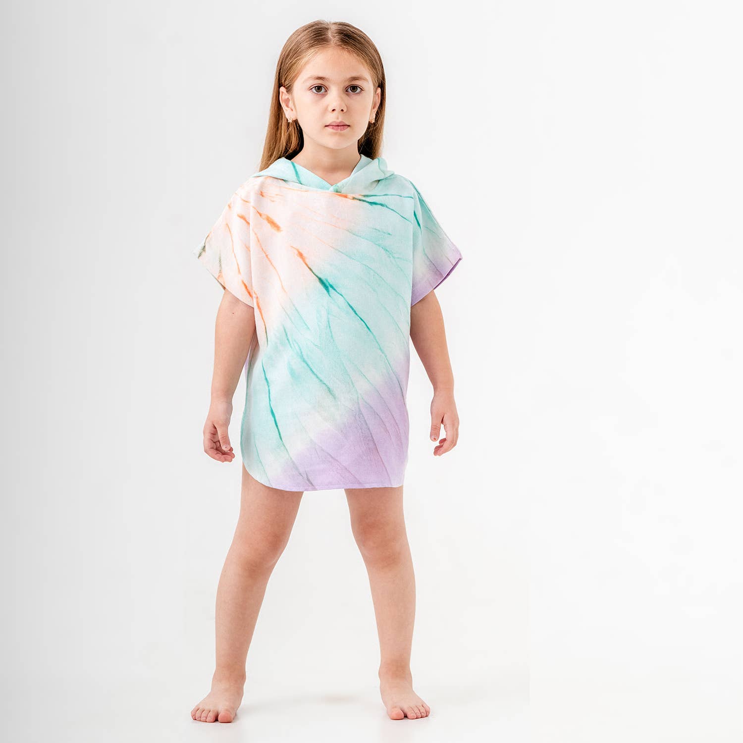 Kikoya – Toalha poncho - Crianças e bebés por atacado – Poncho com Capuz para Crianças - Toalha de Praia para Troca e Natação6