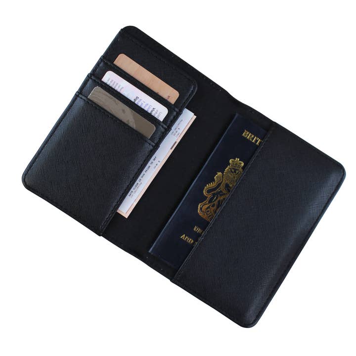 eBuyGB Craft Blanks - Wholesale Passport case – Unisex - PU Leather Passport Holder & Luggage Tag Holiday Travel Set5
