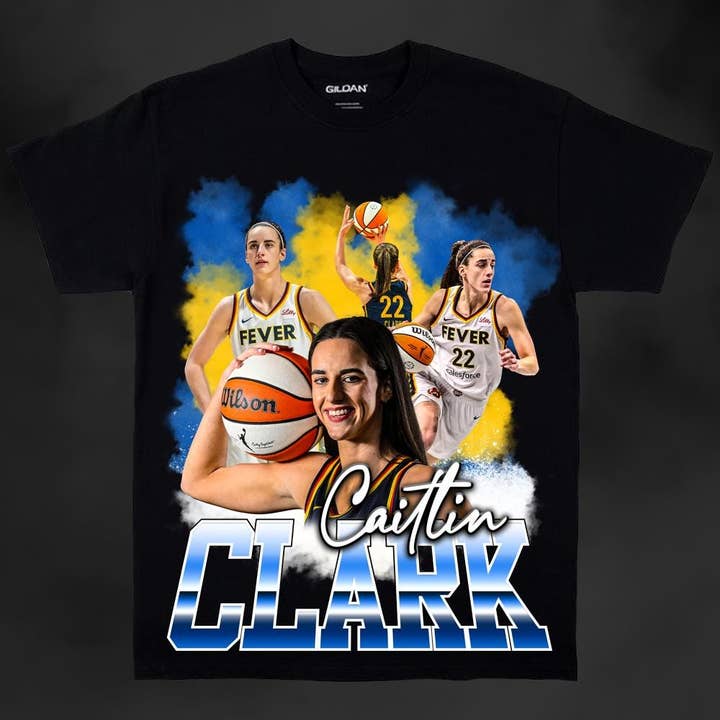 TheKingShirt - Wholesale Graphic Sweatshirt - Women's - Caitlin Clark Indiana Fever Basketball Vintage Tee