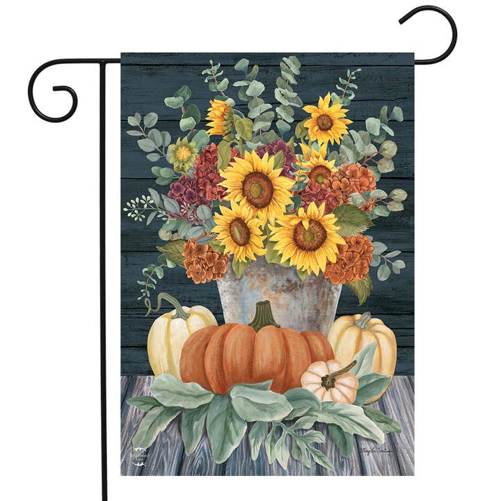 Briarwood Lane - Wholesale Flag - Sunflowers And Hydrangeas Garden Flag