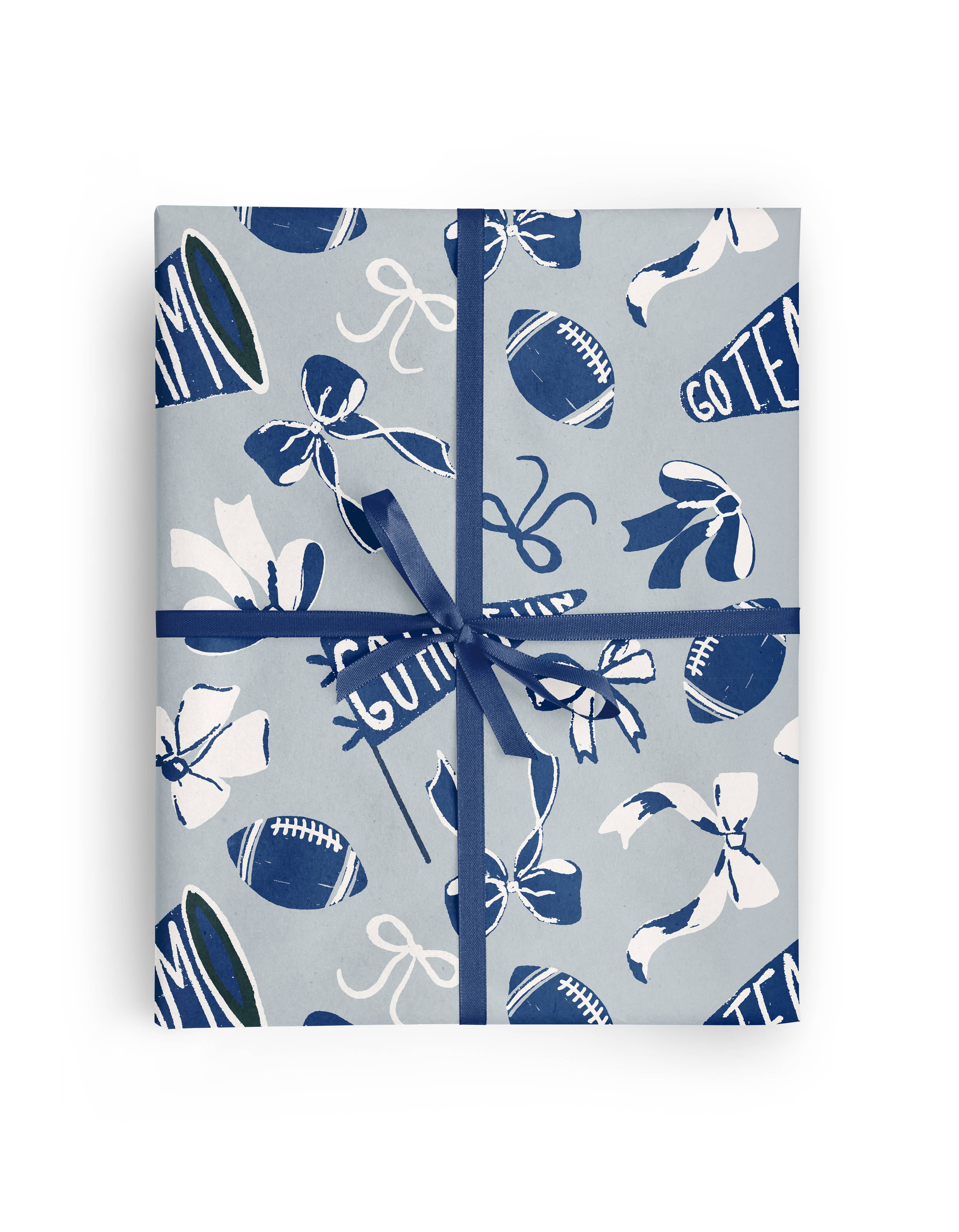 Vivie and Ash - Wholesale Wrapping Paper Roll - Custom Team Colors Wrapping Paper Roll1