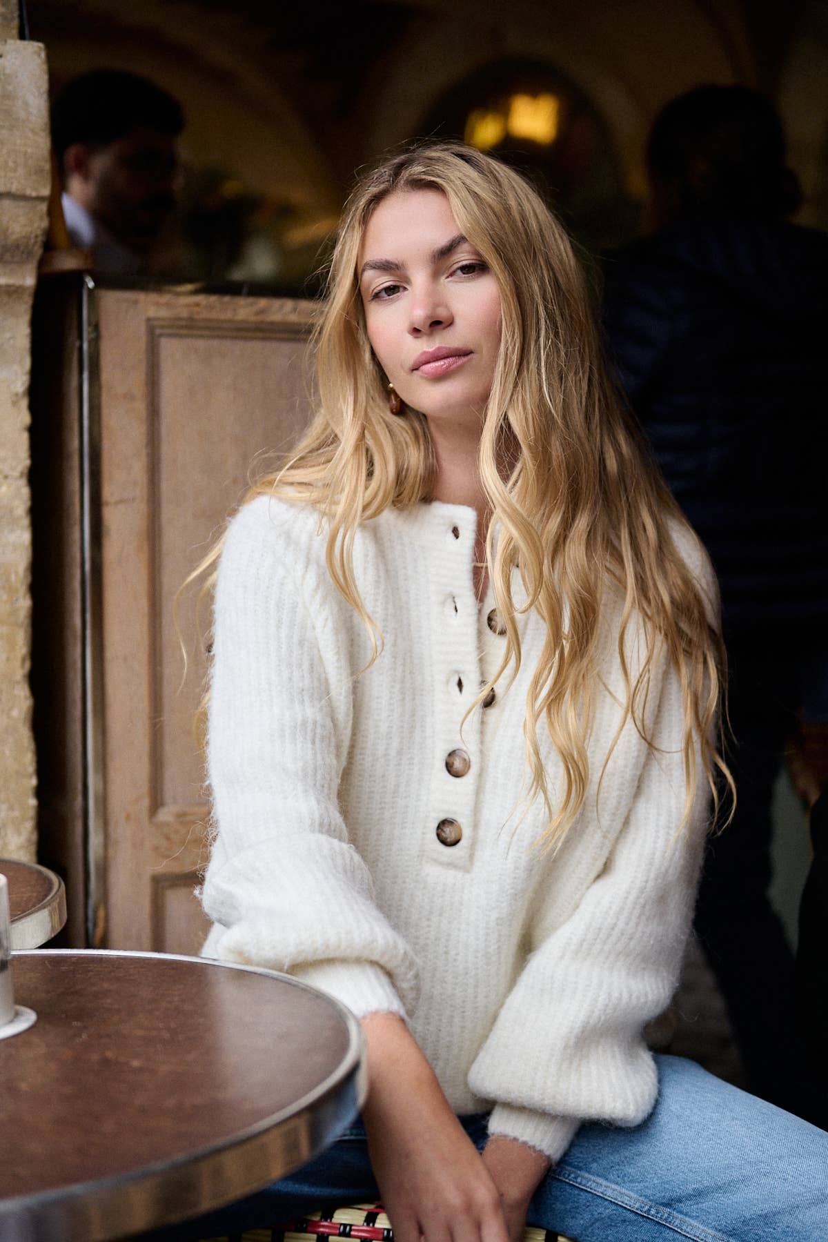 Nathael Paris - Wholesale Knit Sweater - Women's - Loose alpaca and wool sweater6