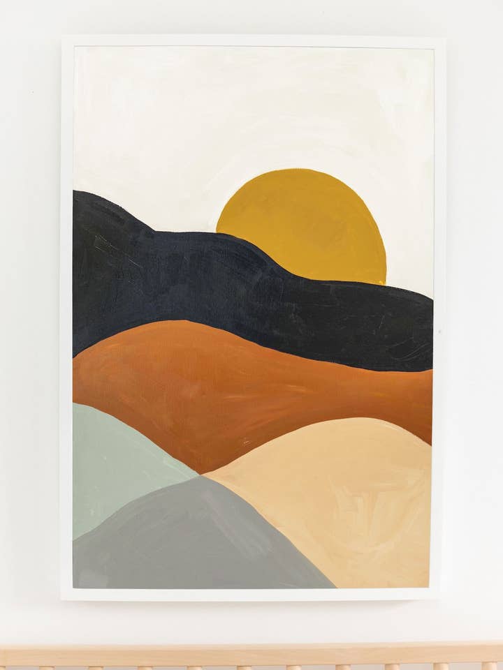 Sunset Art Print for wholesale by Clementine Kids