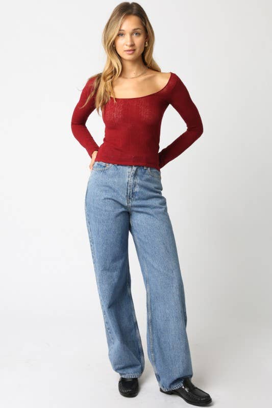 Olivaceous - Wholesale Knit Top - Women's - Lucia Knit Top12