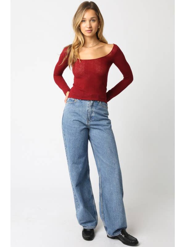 Olivaceous - Wholesale Knit Top - Women's - Lucia Knit Top12