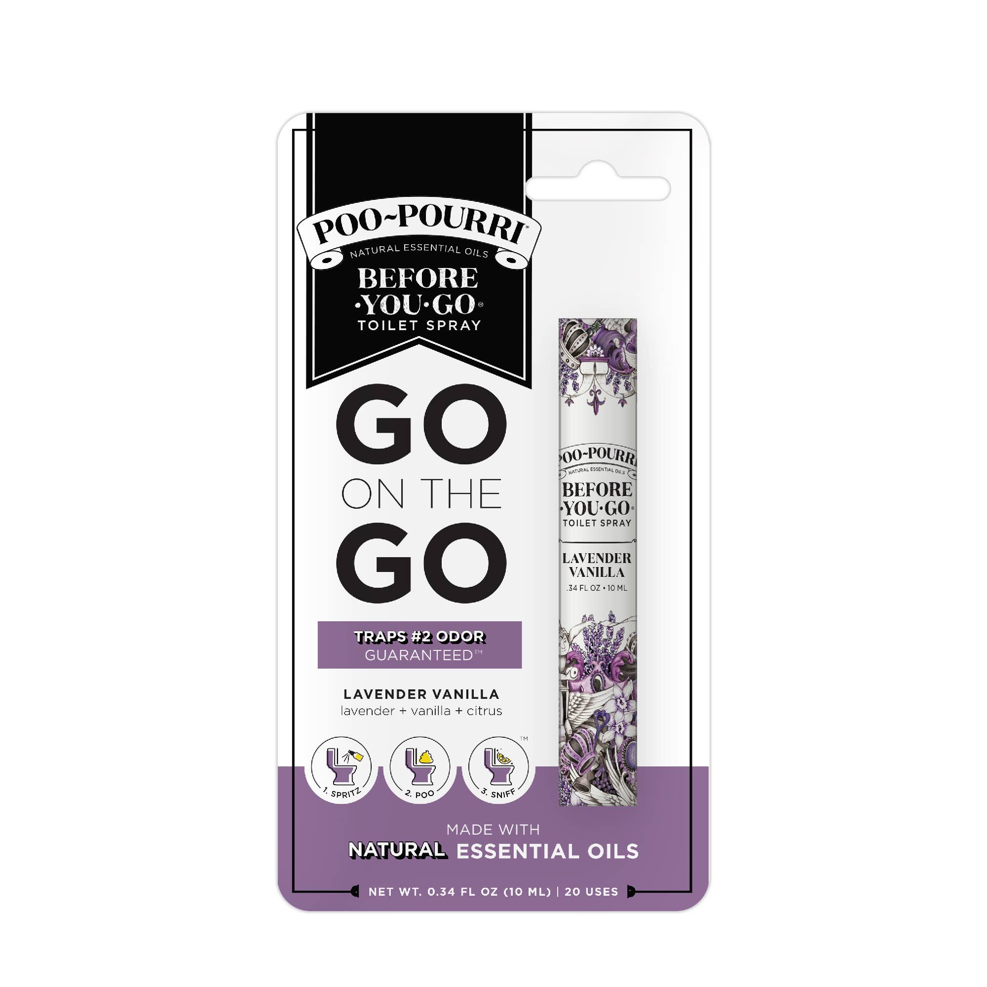 ~Pourri - Wholesale Toilet Spray - Poo~Pourri Lavender Vanilla 10mL Travel Size2