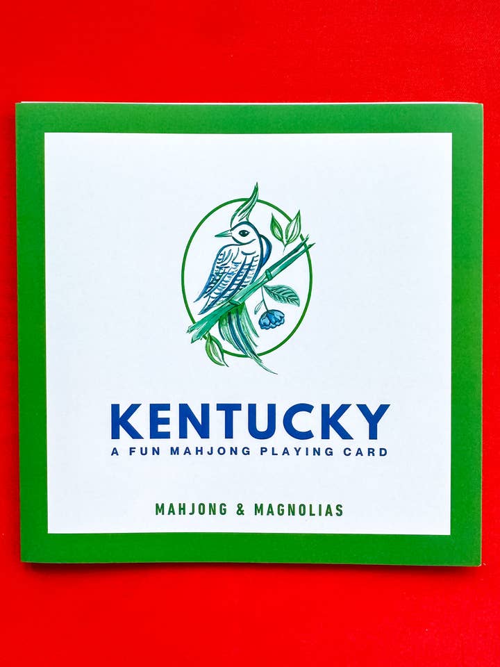Kentucky: A Fun Mahjong Playing Card (Set of 4) for wholesale by Mahjong & Magnolias