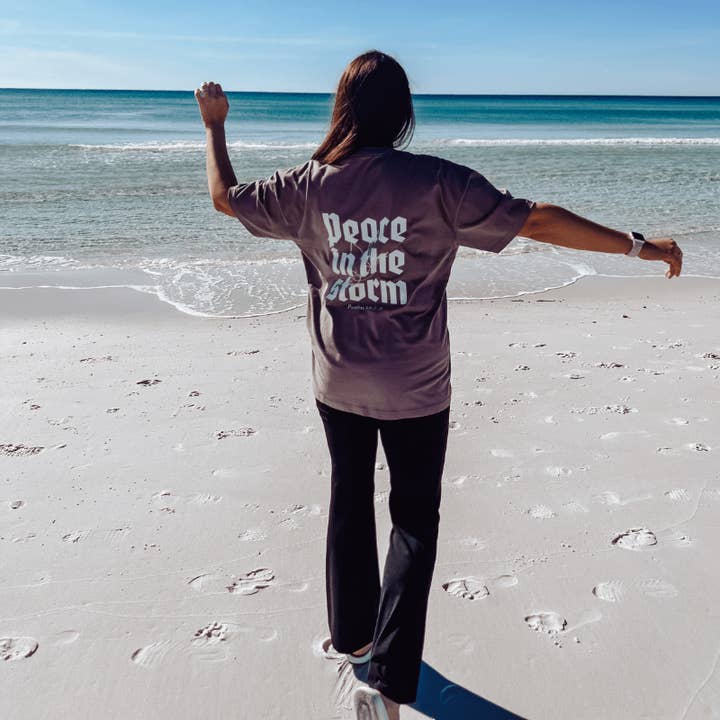 Camiseta unisex Paz en la tormenta para venta al por mayor de CROUSE OUTFITTERS