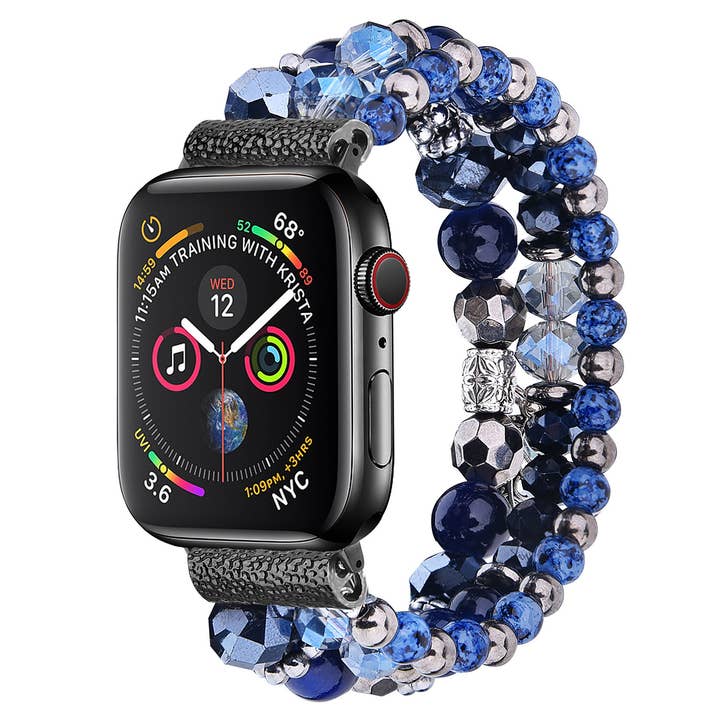 ShopTrendsNow - Wholesale Watch band/strap – Women's - Beaded Apple Watch Elastic Bracelet Band17