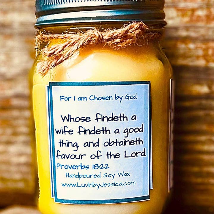 Bougie d'Écriture Chrétienne - Cadeau pour Elle & Maman #11 pour la vente par LuvinbyJessica.etsy.com
