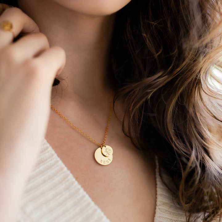 The Daily Grace Co - Wholesale Pendant/Charm Necklace - Rest for this Season Necklace1
