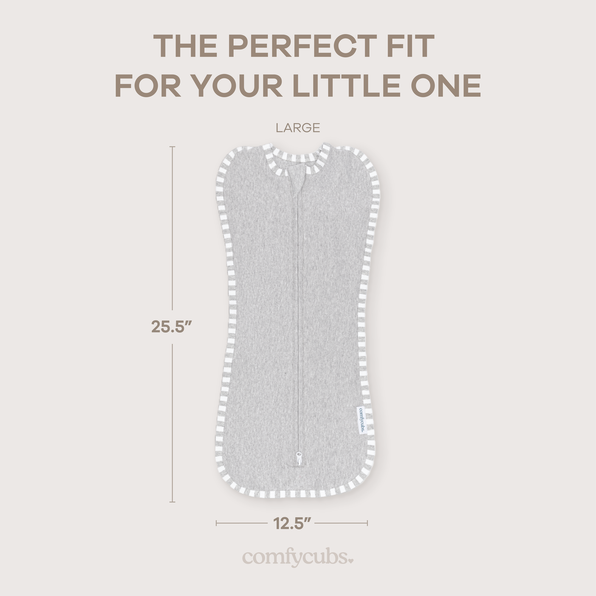 Comfy Cubs – Swaddle - Bebé por atacado – Conjunto de 2 Mantas Swaddle com Fecho Fácil da Comfy Cubs3