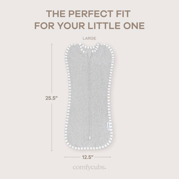Comfy Cubs - Wholesale Swaddle - Baby - Easy Zipper Wrap 2 Pack Swaddle Blanket by Comfy Cubs3