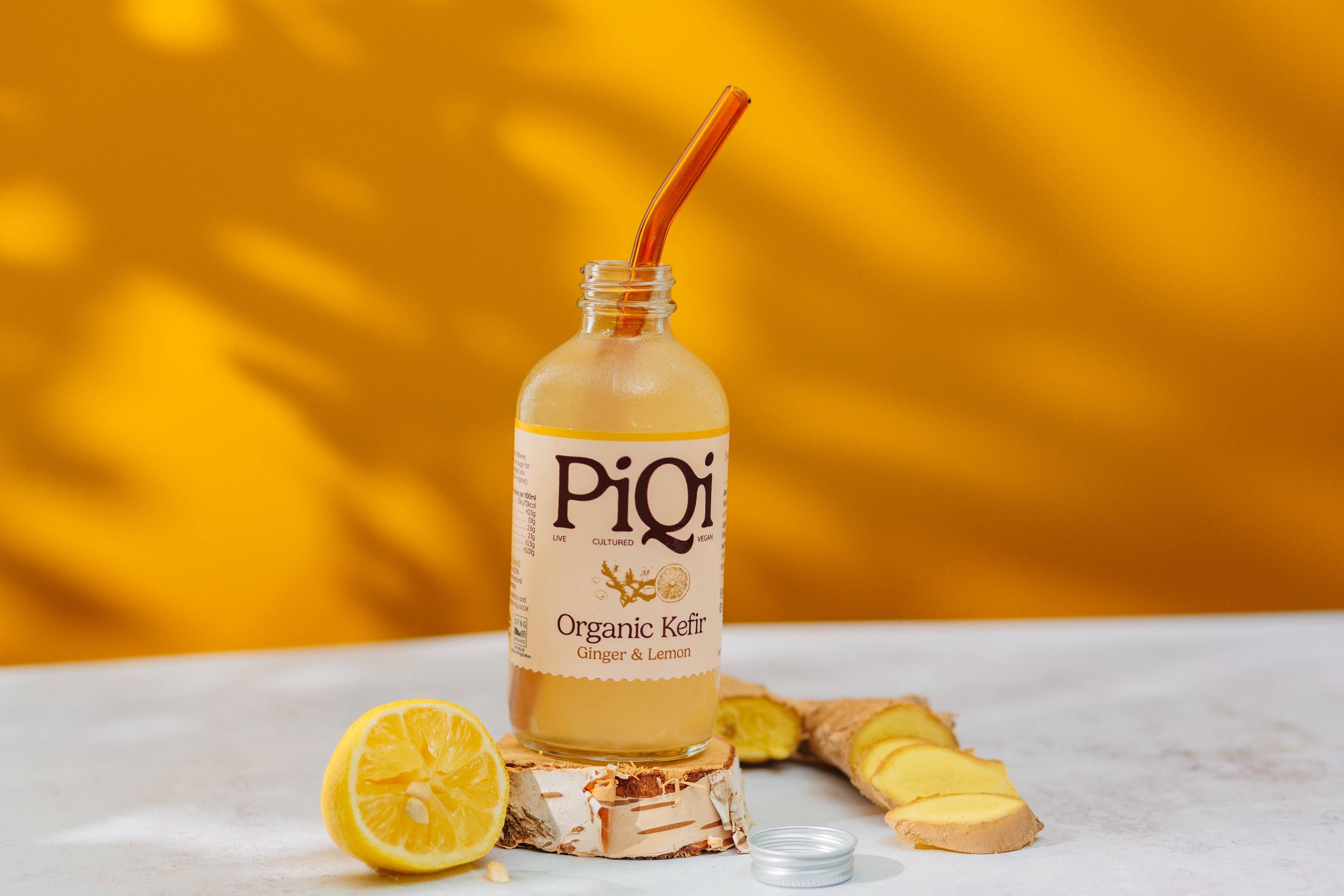 PiQi - Vente Kombucha - Kéfir d'eau au gingembre et citron2