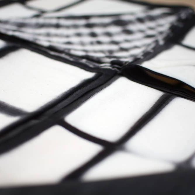 Sobremesa - Wholesale Dinner & Cloth Napkin - Black Cotton Cloth Napkins, Rectangle Design, Table Linens2