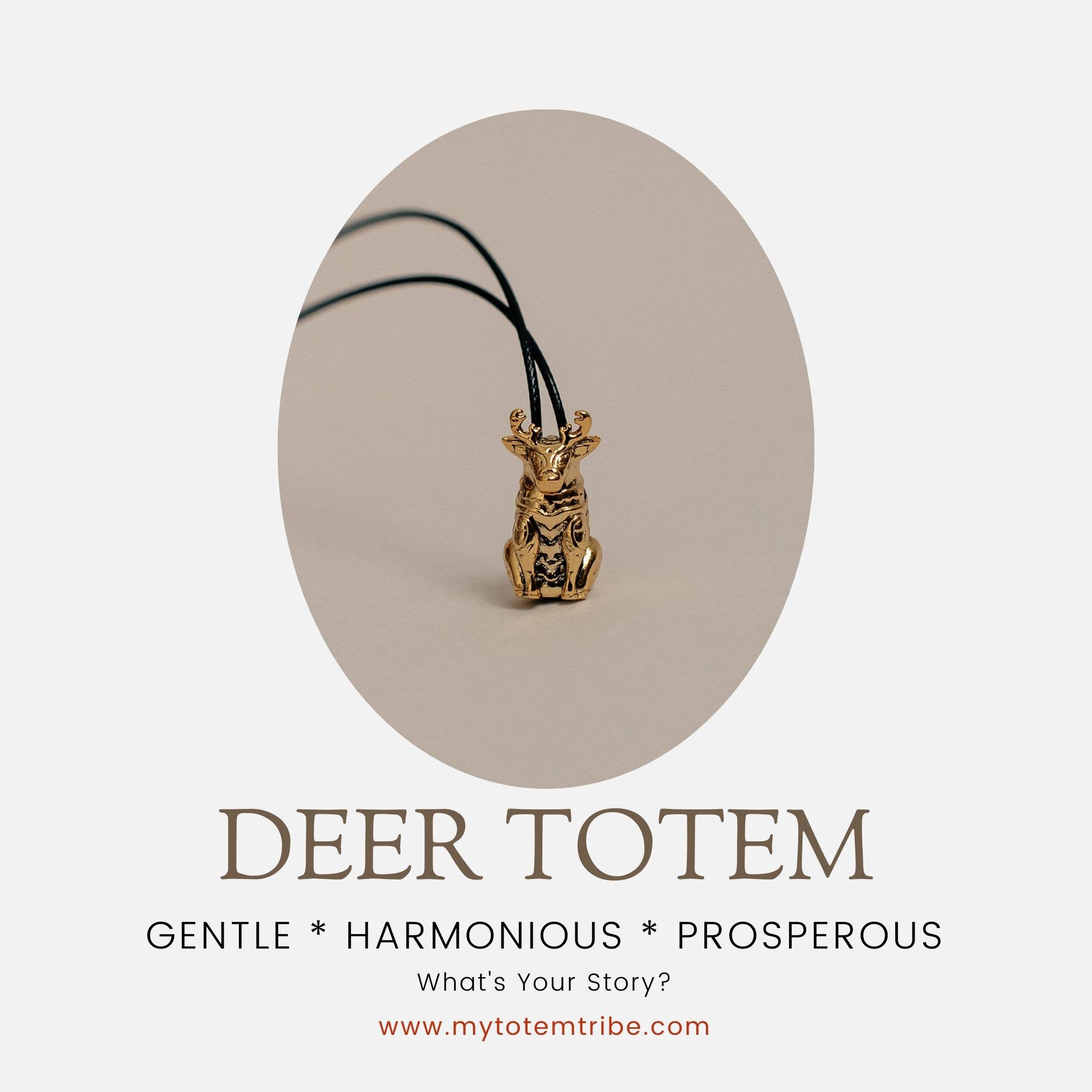 My Totem Tribe - Venta al por mayor Collares con colgantes/abalorios - Colgante Deer My Totem Tribe Spirit Animal Tribe Zodiac7