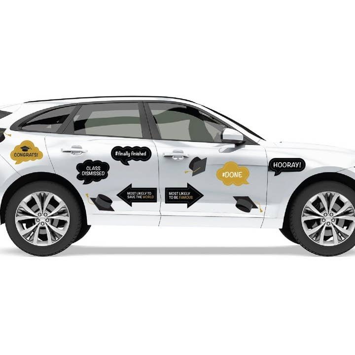 Leuke stickers voor afstudeerborden voor wholesale door Cover-Alls Decals