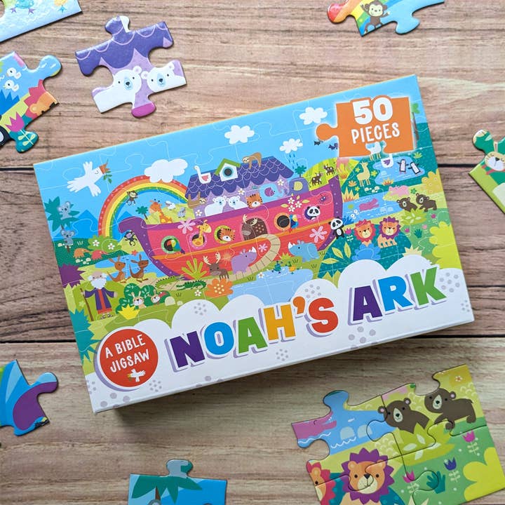Robert Frederick Ltd - Vente Puzzle – enfant - Puzzle Arche de Noé - Puzzle de 50 pièces pour enfants