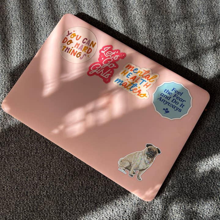 Heather Freitas - Wholesale Sticker - Pug Sticker4