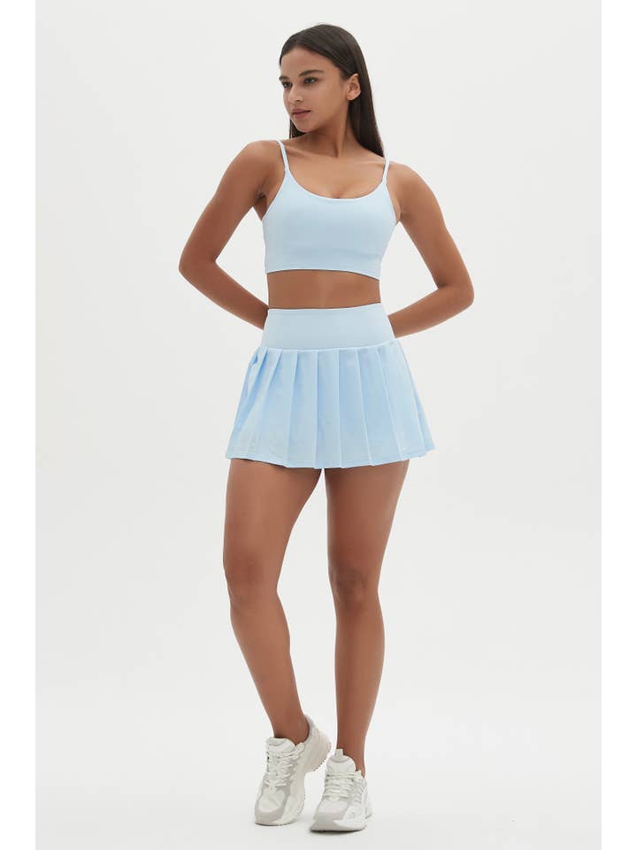 91thelabel - Wholesale Activewear Set - Women's - Esther Lycra® Cami Top & Serena Skirt 2pc Activewear Set