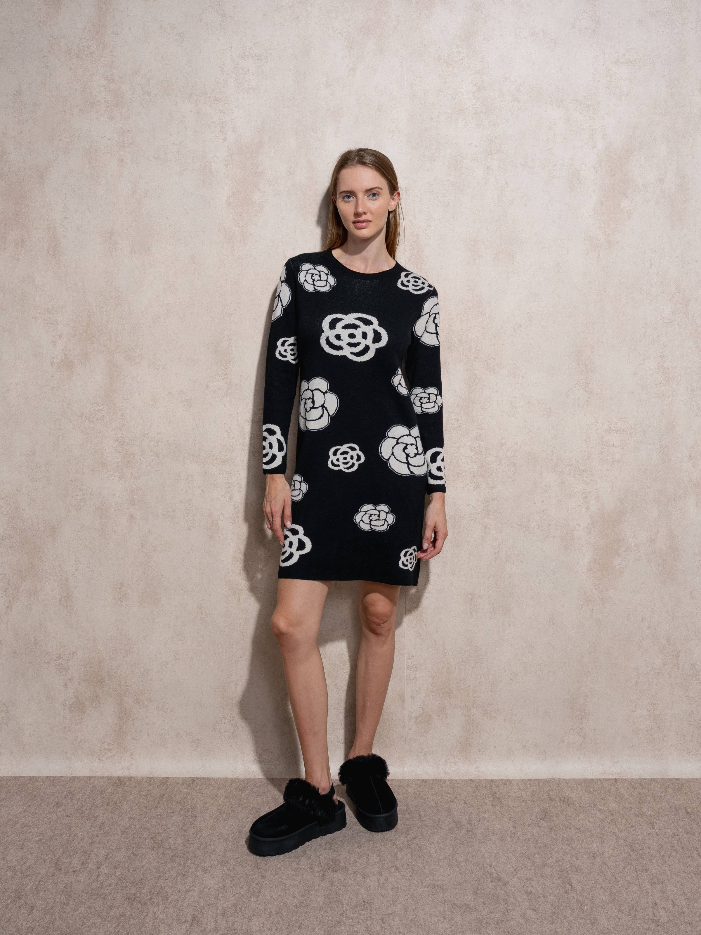 Black 259521 - VESTIDO 52%VI 28%PE 20%PA for wholesale on Faire