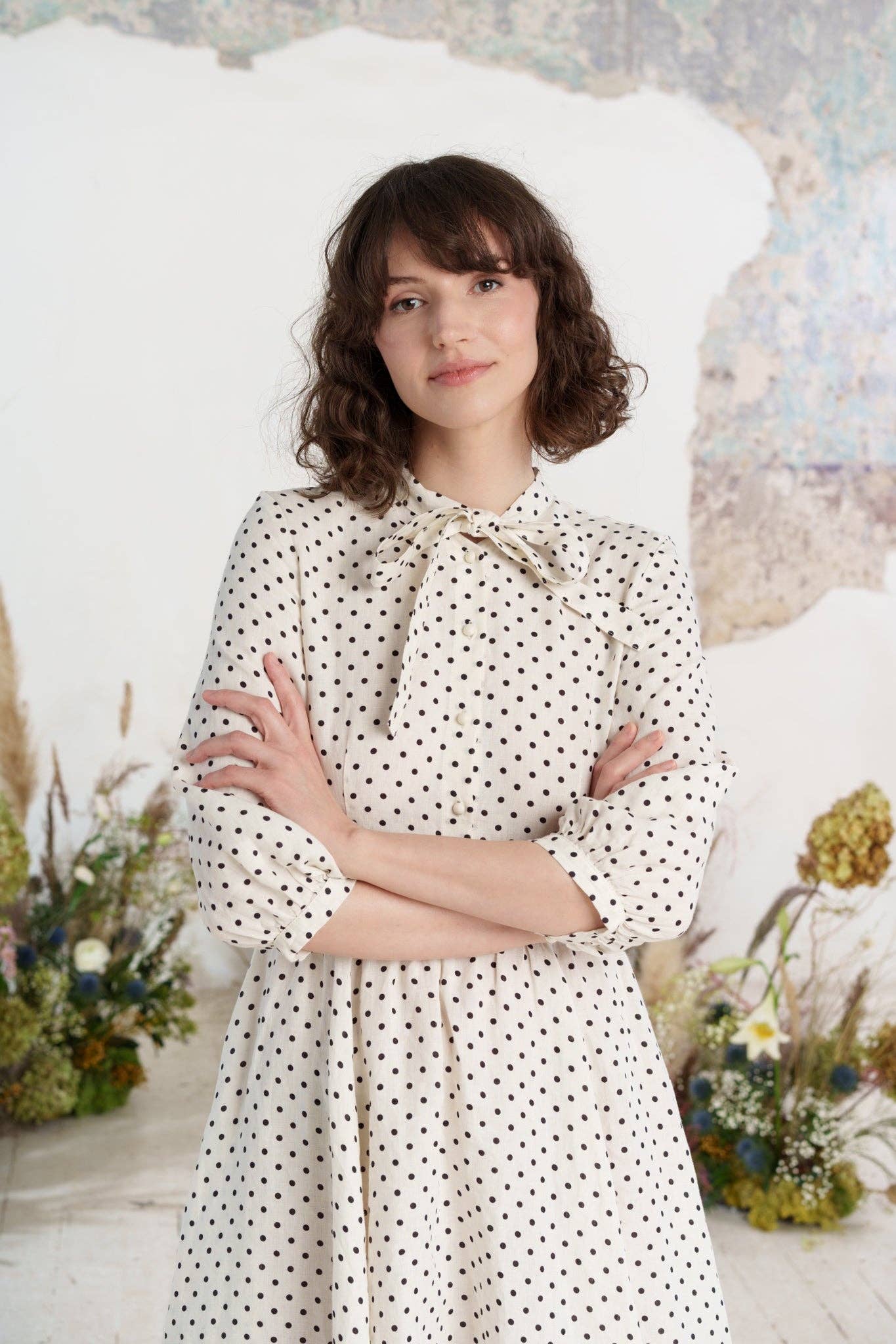 Son de Flor - Wholesale Dress - Women's - Jasmine Dress, 3/4 Sleeve27