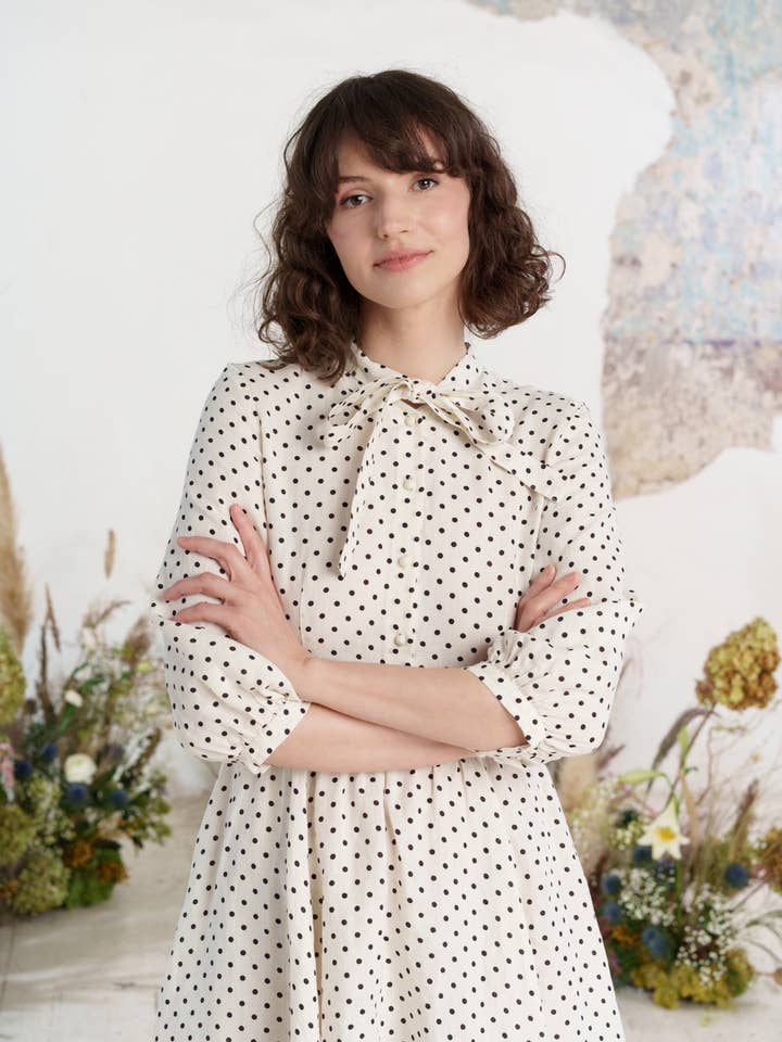 Son de Flor - Wholesale Dress - Women's - Jasmine Dress, 3/4 Sleeve27