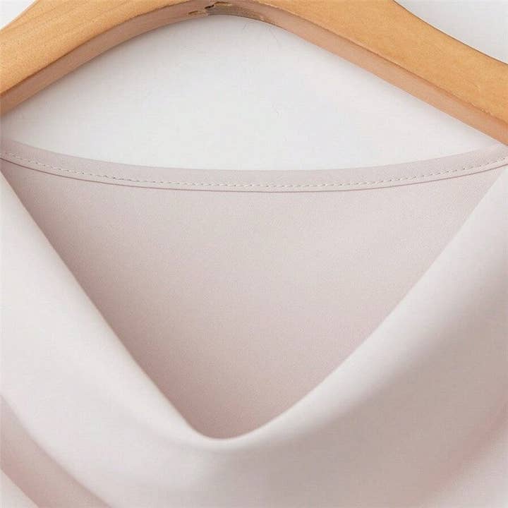 Apricot Pure Silk Short Sleeve Skirt Set for wholesale on Faire2