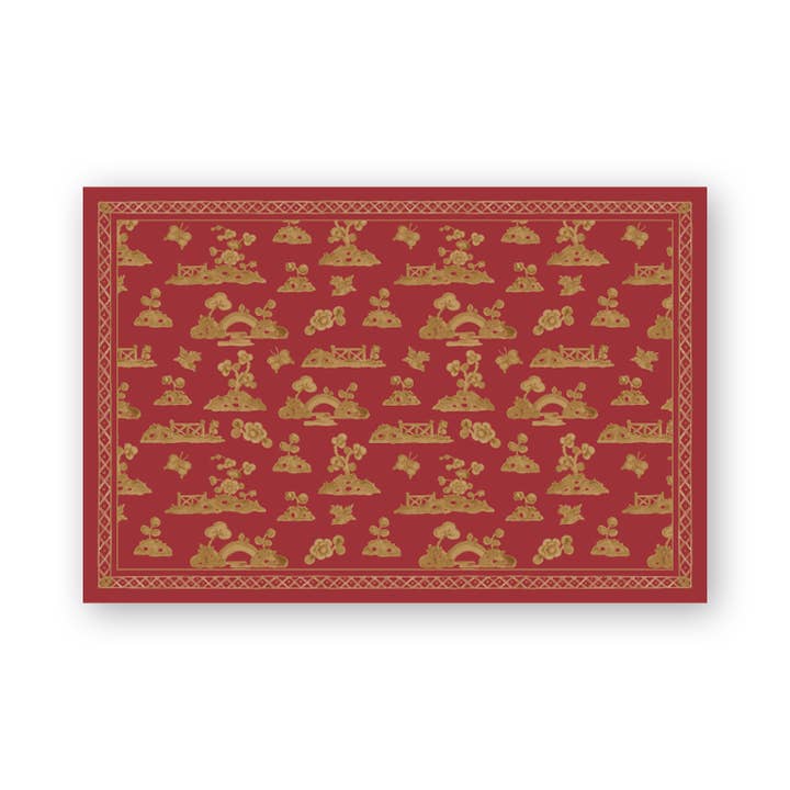 Porcellana Rossa Platzsets für den Großhandel von Dogwood Hill