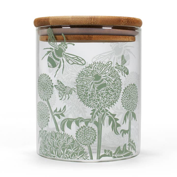 Kate Heiss Storage Jar - Woodland Green for wholesale by Nibble Distributors Ltd