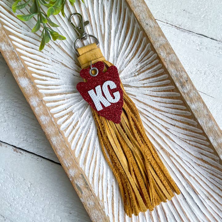 KC Fringe nøgleringstaske Charm for engroshandel hos Rebel Rose Designs by Brook