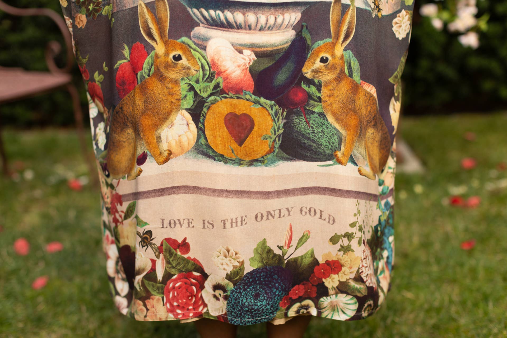 Market of Stars (Worldwide) - Wholesale Kimono - Women's - Stay Gold Opera Duster Kimono Robe w/ Rabbit & Bees7